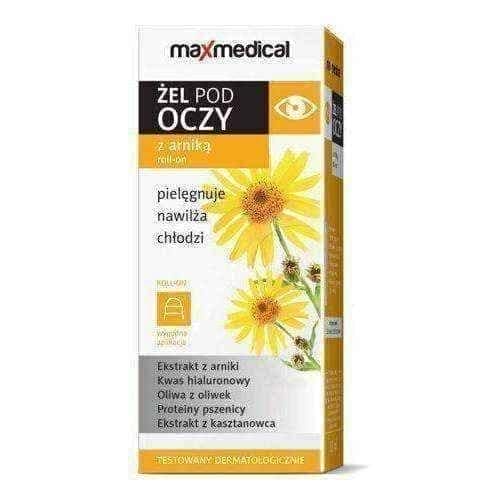 Maxmedical Eye Gel with arthritic roll-on 15ml UK