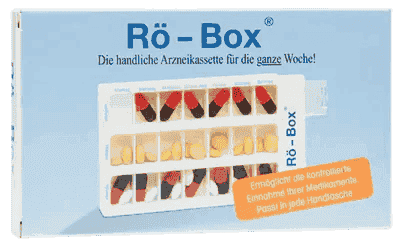 Medication weekly box, RÖWO Box - UKDorf 