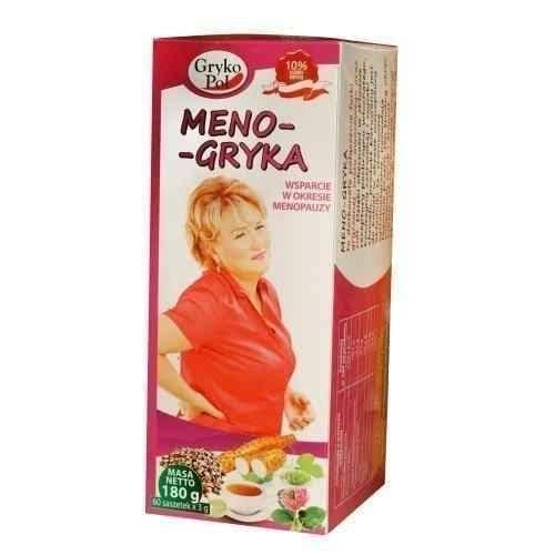 MENO GRYKA TEA 60 filter bags SUPPORT DURING MENOPAUSE UK