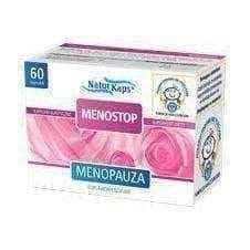 MENOSTOP x 60 capsules NaturKaps perimenopause symptoms, meno stop
