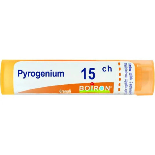 Menstrual bleeding, lochial discharge, diarrhea, vomiting, BOIRON Pyrogenium 15 CH 4g - UKDorf 