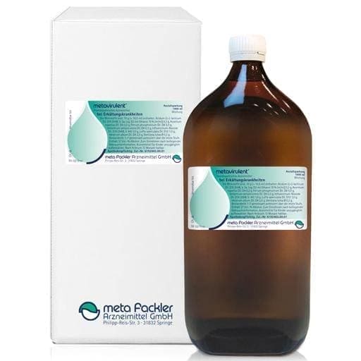 METAVIRULENT mixture 1000 ml homeopathic cold medicine for adults UK