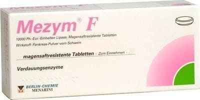 MEZYM F gastro-resistant tablets 100 pc