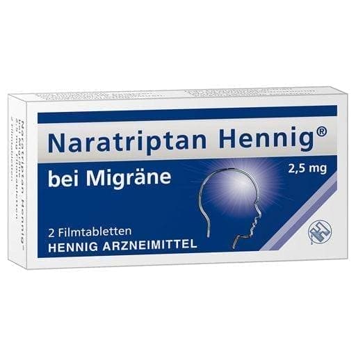 Migraine, NARATRIPTAN hydrochloride, Hennig for migraines - UKDorf 
