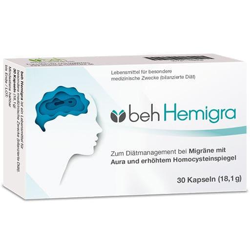Migraines with aura and increased homocysteine levels, BEH Hemigra capsules - UKDorf 