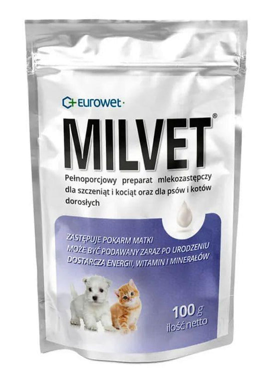Milk replacer for puppies, kittens, puppies milk replacement, Milvet - UKDorf 