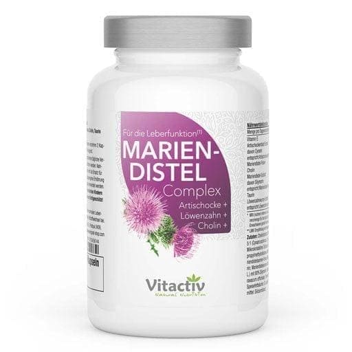 MILK THISTLE, artichoke, dandelion, choline, COMPLEX capsules - UKDorf 