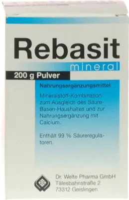 Minerals, REBASIT Mineral Pulver, acid-base balance - UKDorf 