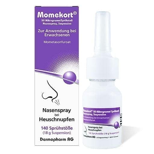 MOMEKORT, mometasone furoate, hay fever UK