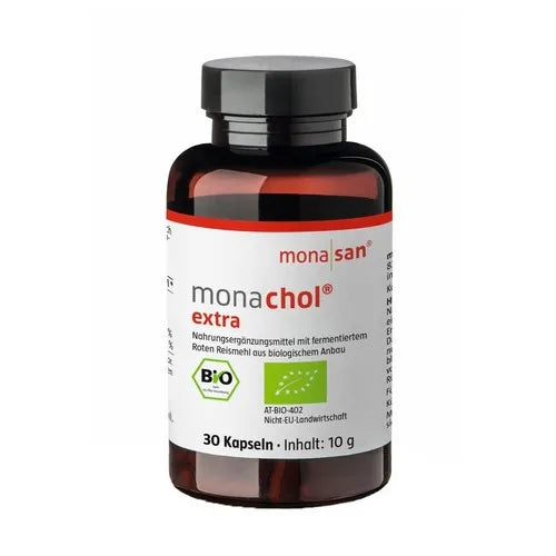 MONACHOL extra organic fermented red rice capsules - UKDorf 