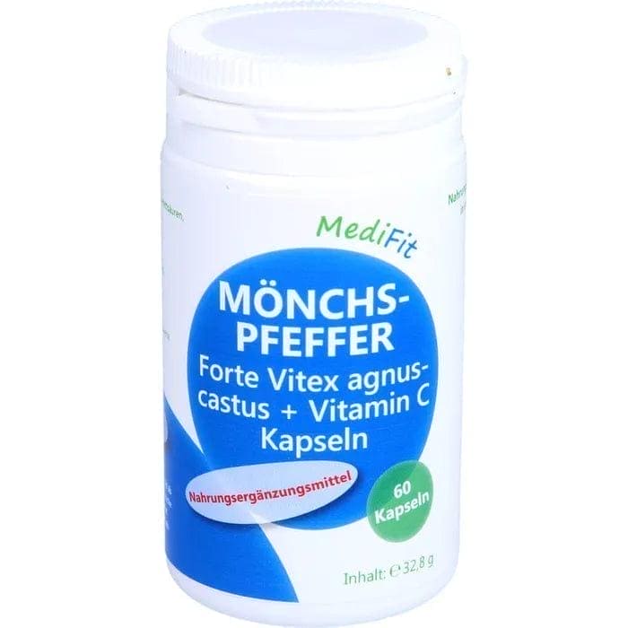 Monks pepper Forte Vitex agnus castus, Vitamin C, menopause - UKDorf 