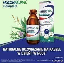 Muconatural Complete without sugar, vegetable glycerin, extract of thyme, marshmallow, plantain - UKDorf 