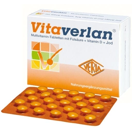 Multi vitamin mixture, vitamin D, vitamin C, vitamin b12, iodine, VITAVERLAN tablets - UKDorf 