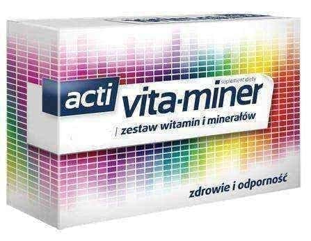 Multivitamin tablets Acti Vita-miner UK