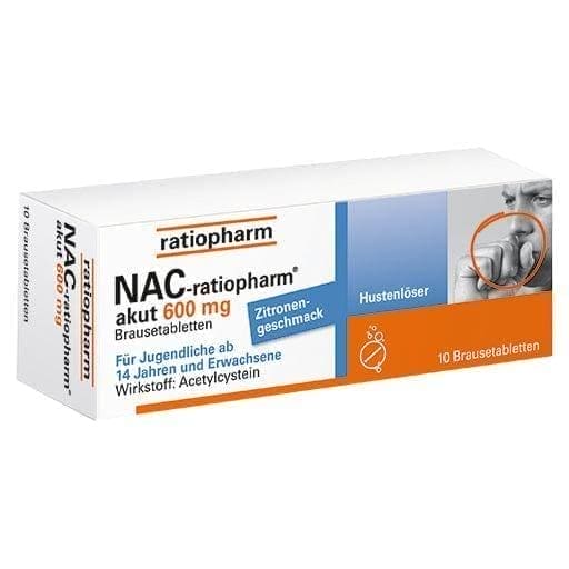 NAC-ratiopharm acute 600 mg cough suppressant effervescent - UKDorf 