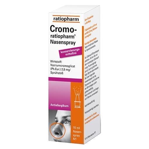 Nasal spray, CROMO-RATIOPHARM nasal spray preservative-free, allergic rhinitis - UKDorf 