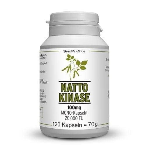 NATTOKINASE 100 mg mono 20,000 FU, Bacillus subtilis, enzymes - UKDorf 