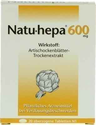 NATU HEPA 600 mg coated tablets 20 pc For digestive disorders
