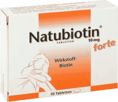 NATUBIOTIN 10 mg forte, Biotin for nails, hair and skin
