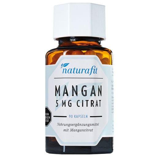 NATURAFIT Manganese 5 mg citrate capsules - UKDorf 