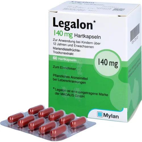 LEGALON 140 hard capsules 60 pc toxicity damage liver