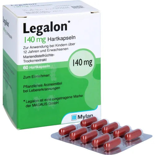 LEGALON 140 hard capsules 60 pc toxicity damage liver