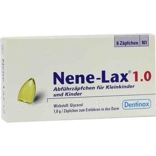Nene Lax 1.0, constipation remedies, glycerol suppositories for infants and children