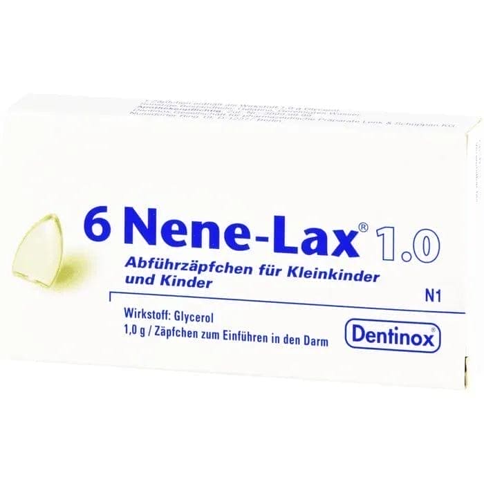 Nene Lax 1.0, constipation remedies, glycerol suppositories for infants and children - UKDorf 