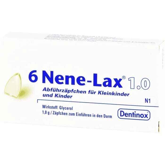 Nene Lax 1.0, constipation remedies, glycerol suppositories for infants and children
