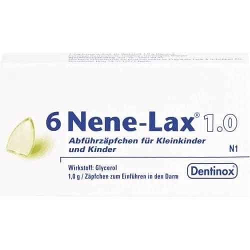 Nene Lax 1.0, constipation remedies, glycerol suppositories for infants and children