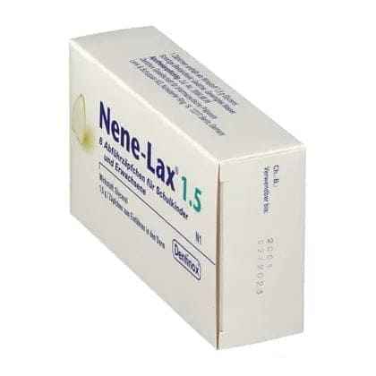 NENE LAX 1.5 glycerol suppository for school children and adults