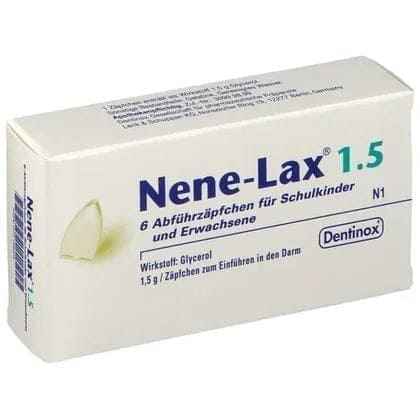 NENE LAX 1.5 glycerol suppository for school children and adults