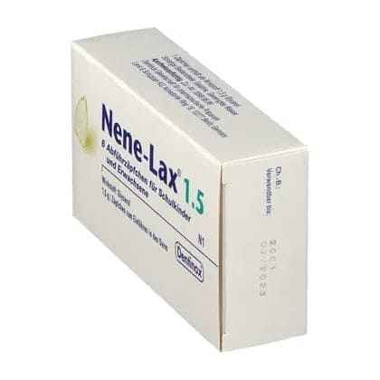 NENE LAX 1.5 glycerol suppository for school children and adults
