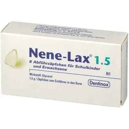 NENE LAX 1.5 glycerol suppository for school children and adults