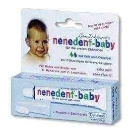 NENEDENT-BABY toothpaste + silicone brush for children UK