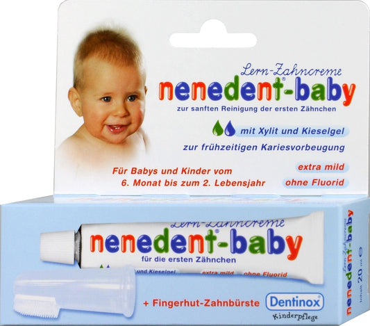 Nenedent® First tooth-baby toothpaste with fluoride dental care set - UKDorf 