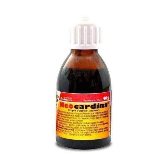 NEOCARDINA drops 40g, heart rhythm disorders UK