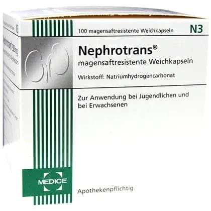 NEPHROTRANS, sodium hydrogen carbonate, metabolic acidosis, sodium bicarbonate - UKDorf 