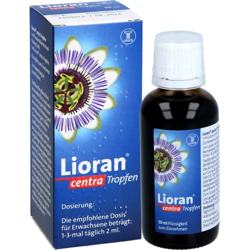 nervous strain, promote sleep, LIORAN centra drops 50 ml
