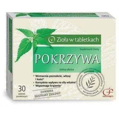 NETTLE x 30 tablets, nettle herb, natural body cleanse, nettle leaves UK