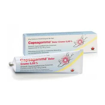 neuropathy, polyneuropathy treatment CAPSAGAMMA Dolor Cream 0.05%