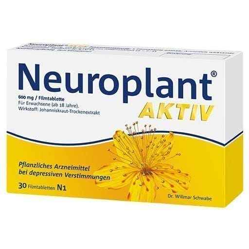NEUROPLANT active St. John's wort depression tablets