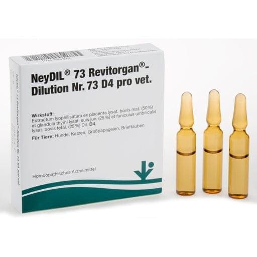 NEYDIL No.73 Revitorgan Dil.D 4 per ampoules vet. - UKDorf 