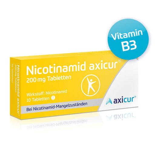 NICOTINAMIDE (nicotinsaureamid) axicur 200 mg tablets - UKDorf 