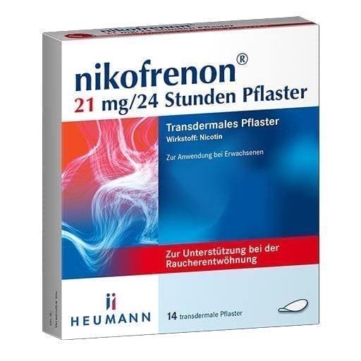 NIKOFRENON 21 mg, nicotine patches 14 pc UK