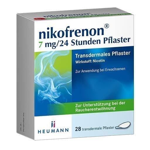 NIKOFRENON transdermal patch 28 pc Relief of nicotine withdrawal symptoms UK