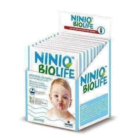 Ninio BIOLIFE Starch 30g x 5 sachets, natural baby products UK