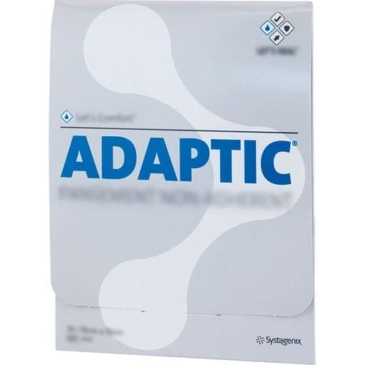 Non adhesive dressings for wounds, ADAPTIC 10x10 cm moist dressing - UKDorf 