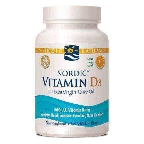 Nordic Vitamin D3 1000 IU x 120 capsules UK