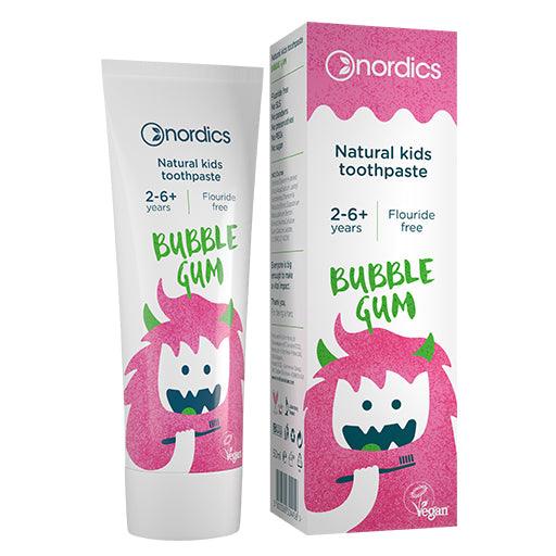 NORDICS Toothpaste Kids Bubble Gum without fluoride - UKDorf 